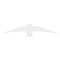 Ekena Millwork Bellingham Architectural Grade PVC Gable Bracket, 72"W x 12"H x 6"D x 6"F, 4/12 Pitch GBP072X12X0606BEL00 - alternate 3